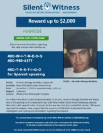 Homicide / Gerardo Arteaga-Bautista / Near 2500 West Indian School Road
