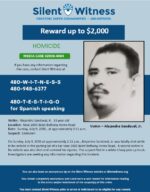 Homicide / Alejandro Sandoval, Jr. / Near 2600 West Bethany Home Road