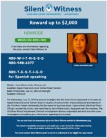 Homicide / Anna Marie Justin / Aspen Road and Lower Santan Road, Sacaton Az