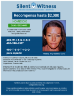 HOMICIDIO / Amy Christine Corris / 4000 Avenida 19 Sur – Área bajo el puente