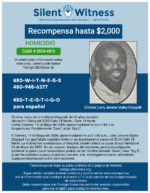 HOMICIDIO / Larry Jerome Myles-Chappell / Cerca del 5000 Calle 18 Norte – Calle 18 Norte