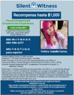 Persona Desaparecida / Isabella Comas / 11120 Oeste Calle Van Buren – Avondale