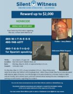 Homicide / Jerry Dietch / Near 300 South Hibbert, Mesa, AZ