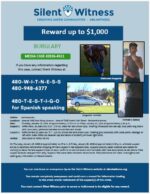 Residential Burglaries / Homeowners / Area of 1900 E. Rovey Av & Area of 7300 N. 11th St
