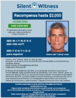 Homicidio / John “Johnny” Jones / Lecho del río al sur de la MC 85 entre Avenida Bullard y Estrella Parkway – Goodyear, Arizona.
