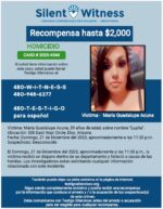 Homicidio / Maria Guadalupe Acuna – Lupita / 500 East Hopi Circle, Eloy, Arizona.