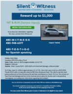 Hit & Run Serious Injuries / Adult Male/ 800 West Broadway Road